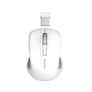 Meetion MT-MINIGO Silent Mini 2.4G Optical Ασύρματο Ποντίκι Άσπρο