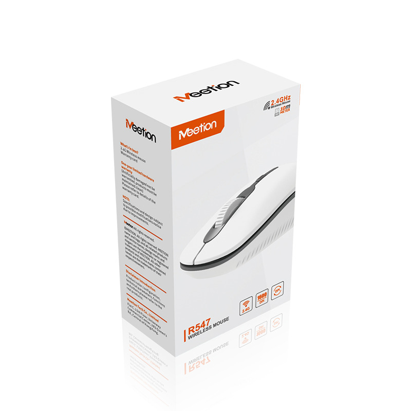 Meetion MT-R547 2.4G Ασύρματο Ποντίκι / Άσπρο + Γκρι 9 Meetion MT-R547 2.4G Ασύρματο Ποντίκι / Άσπρο + Γκρι - Image 9