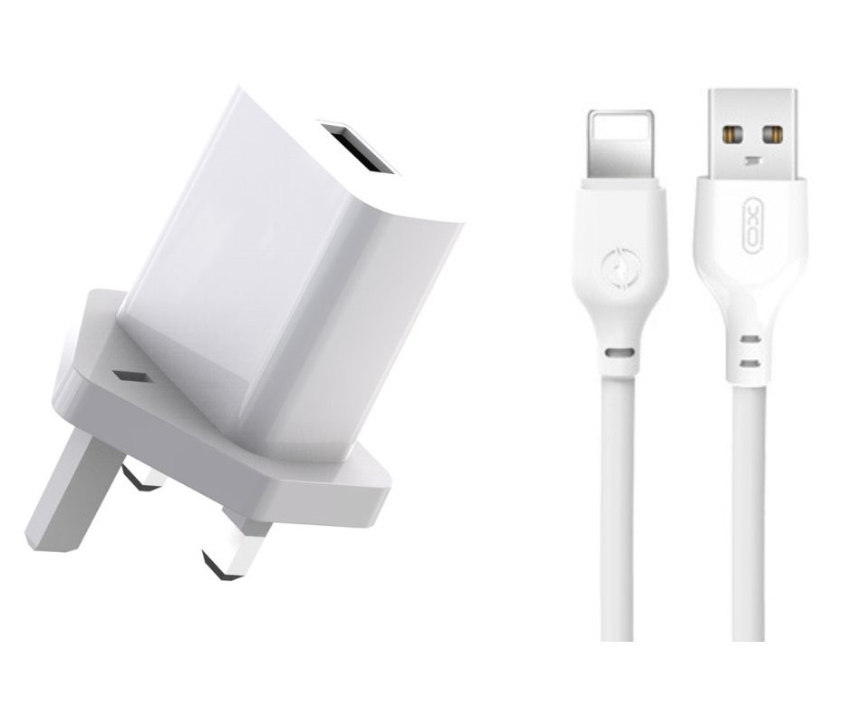 XO L99 Φορτιστής UK με Καλώδιο Lightning 2.4A 1 XO L99 Φορτιστής UK με Καλώδιο Lightning 2.4A