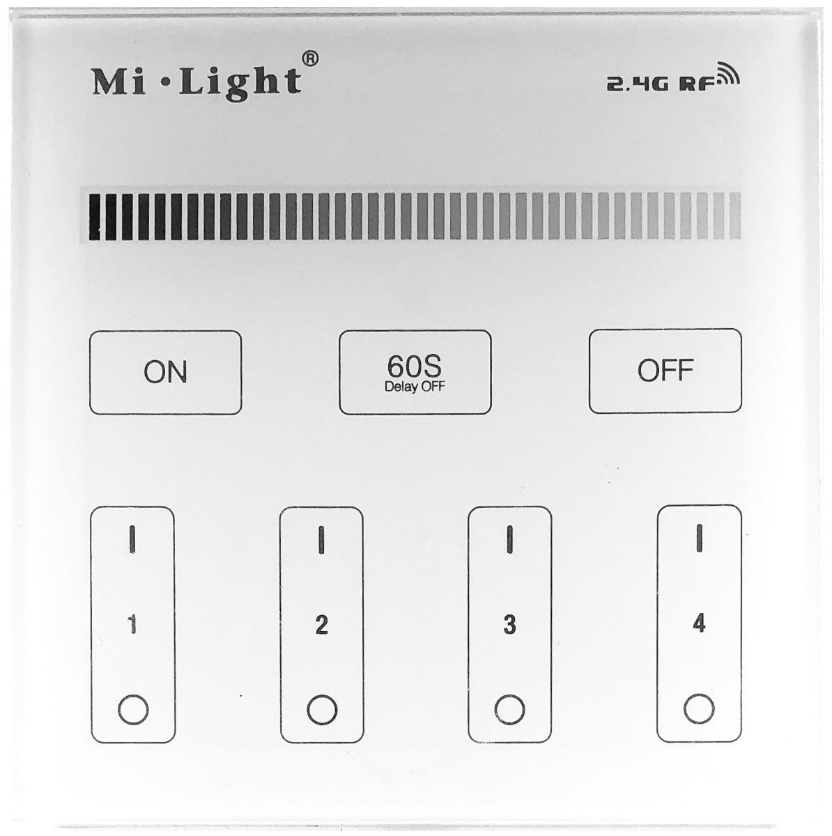 Avide LED Ταινία 12V Ντίμερ 4 Ζωνών RF Χωνευτό /AC180-240V/ Αφής 1 Avide LED Ταινία 12V Ντίμερ 4 Ζωνών RF Χωνευτό /AC180-240V/ Αφής