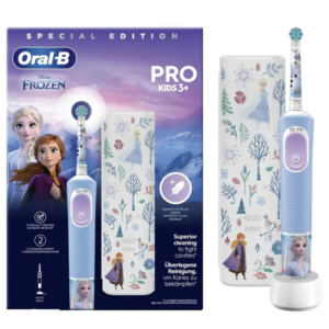 Oral-B Vitality Pro Παιδική Ηλεκτρική Οδοντόβουρτσα με Χρονόμετρο Frozen για 3+ Χρονών & Θήκη Ταξιδιού