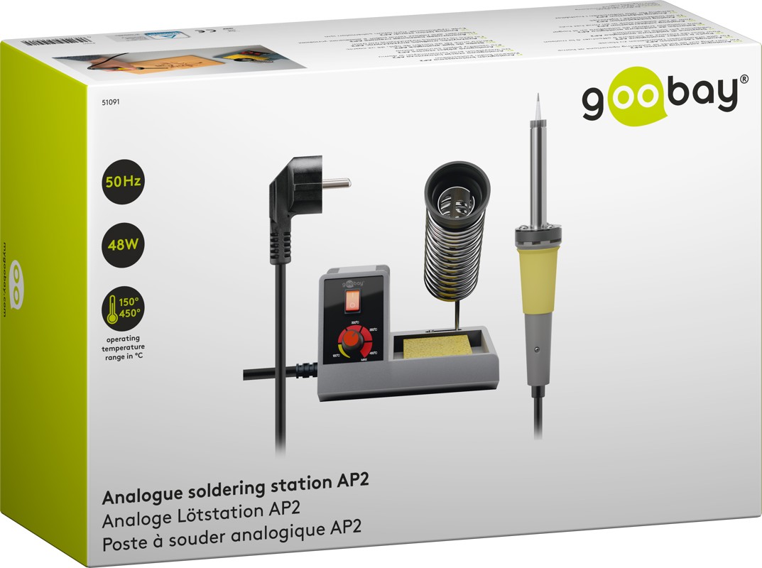 Goobay Αναλογικός Σταθμός Κόλλησης AP2 51091 48W 2 Goobay Αναλογικός Σταθμός Κόλλησης AP2 51091 48W - Image 2