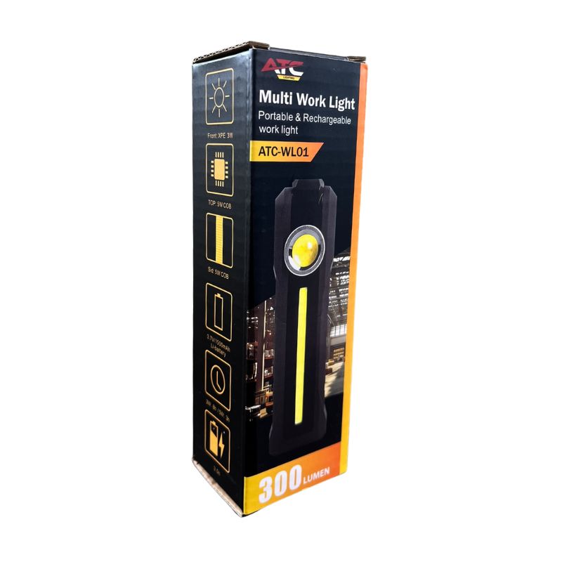 ATC-WL01 Πολυχρηστικός Φακός Εργασίας 300 Lumens 3 ATC-WL01 Πολυχρηστικός Φακός Εργασίας 300 Lumens - Image 3