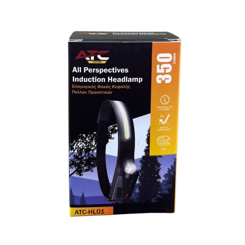 ATC-HL01 Φακός Κεφαλής 360° με Aισθητήρα Kίνησης ON/OFF 350 Lumens 3 ATC-HL01 Φακός Κεφαλής 360° με Aισθητήρα Kίνησης ON/OFF 350 Lumens - Image 3