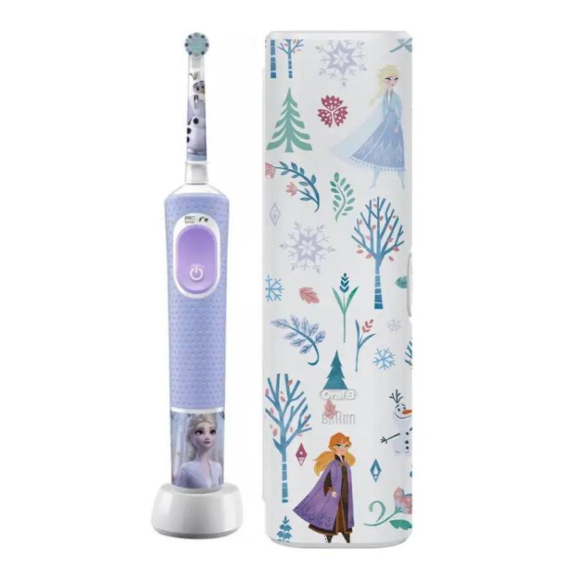 Oral-B Vitality Pro Παιδική Ηλεκτρική Οδοντόβουρτσα με Χρονόμετρο Frozen για 3+ Χρονών & Θήκη Ταξιδιού 2 Oral-B Vitality Pro Παιδική Ηλεκτρική Οδοντόβουρτσα με Χρονόμετρο Frozen για 3+ Χρονών & Θήκη Ταξιδιού - Image 2