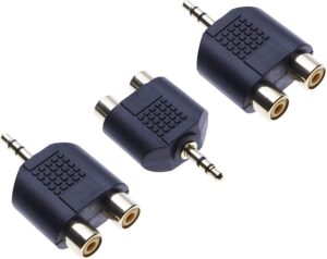 Μετατροπέας Stereo 3.5mm Σε 2 RCA Θηλ.1pcs