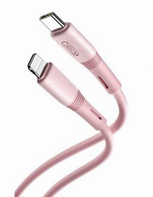 XO NB-Q226A Καλώδιο Φόρτισης - Data 27W Type-C σε Lightning 1m Ροζ 1 XO NB-Q226A Καλώδιο Φόρτισης - Data 27W Type-C σε Lightning 1m Ροζ