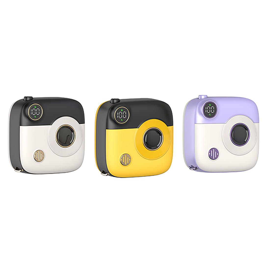 XO PR223 mini camera digital display fast charging power bank 10000mAh (Purple & White) 7 XO PR223 mini camera digital display fast charging power bank 10000mAh (Purple & White) - Image 7