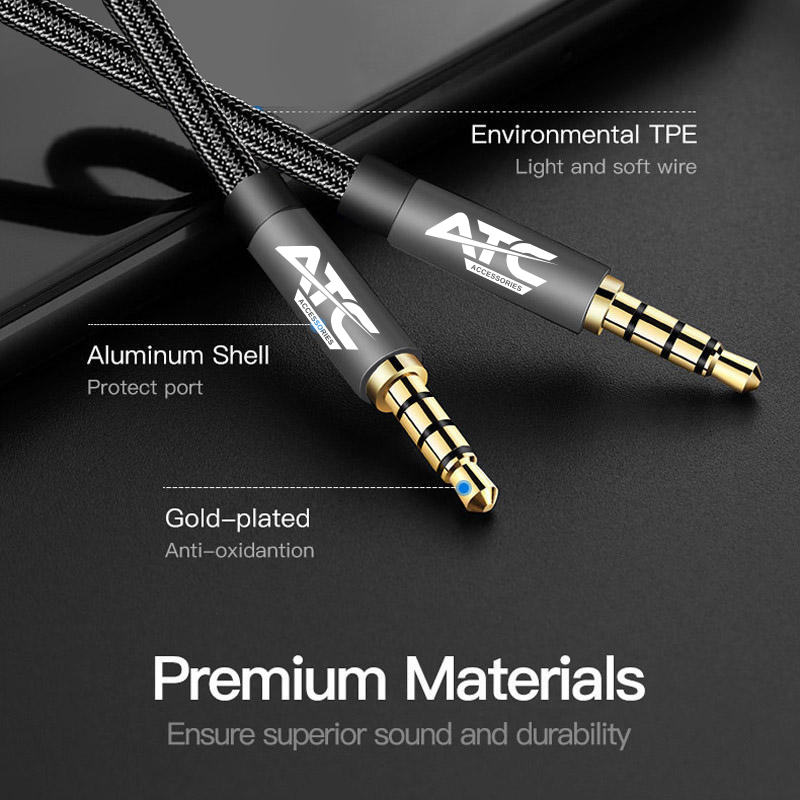 ATC HQ 3.5mm 4 Pin M/M Cable 1.5m 3 ATC HQ 3.5mm 4 Pin M/M Cable 1.5m - Image 3