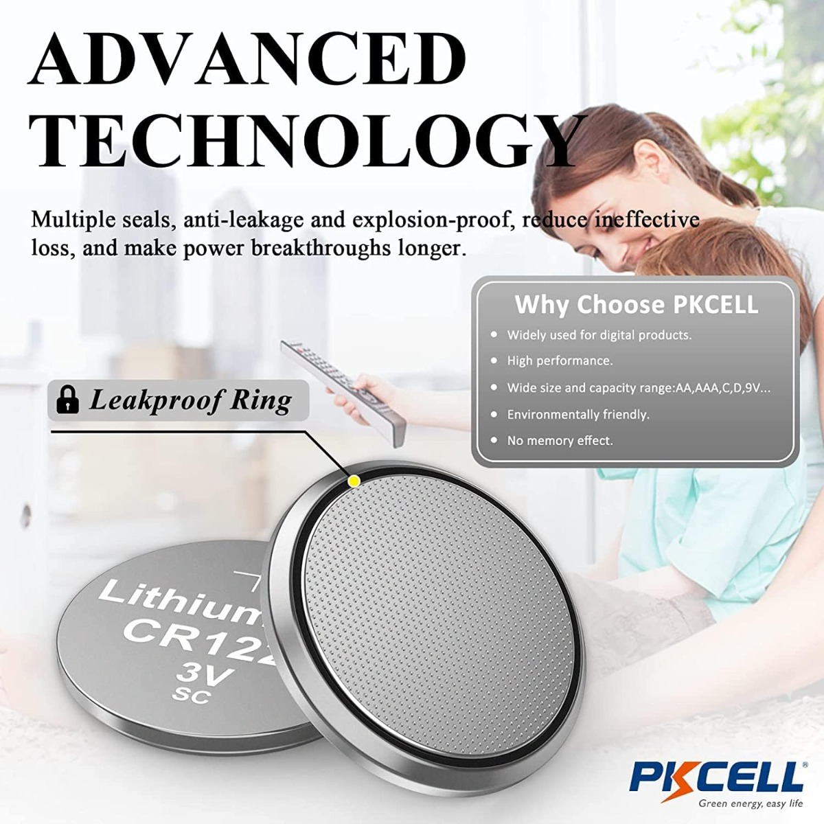 Pkcell CR1225 Μπαταρίες Κουμπιά Λιθίου 3,0V 5τμχ 4 Pkcell CR1225 Μπαταρίες Κουμπιά Λιθίου 3,0V 5τμχ - Image 4