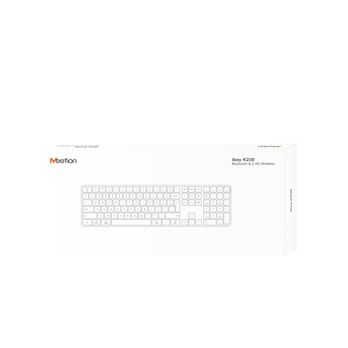 Meetion MT-K230MW 2.4G+Bluetooth Πληκτρολόγιο Λευκό US 8 Meetion MT-K230MW 2.4G+Bluetooth Πληκτρολόγιο Λευκό US - Image 8