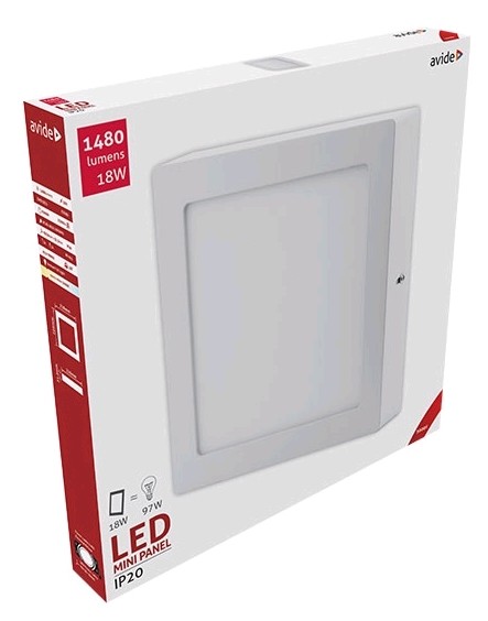 Avide LED Φωτιστικό Οροφής Επιτοίχιο Τετράγωνο Αλουμίνιο 18W Θερμό 3000K 1 Avide LED Φωτιστικό Οροφής Επιτοίχιο Τετράγωνο Αλουμίνιο 18W Θερμό 3000K