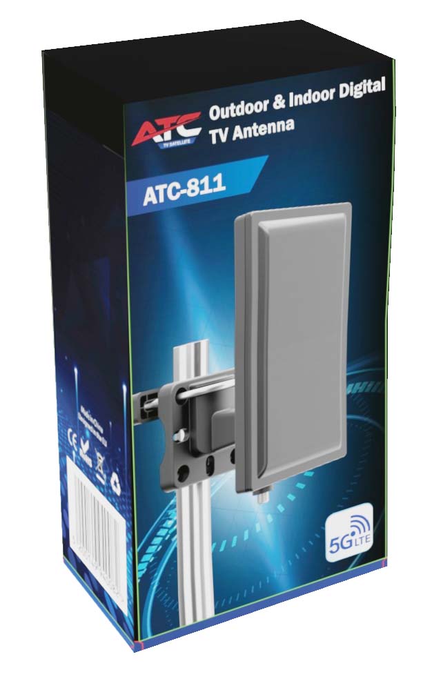 ATC 811 Κεραία Εξωτερικού & Εσωτερικού Χώρου DVB-T 28dB με Φίλτρο 5G 4 ATC 811 Κεραία Εξωτερικού & Εσωτερικού Χώρου DVB-T 28dB με Φίλτρο 5G - Image 4