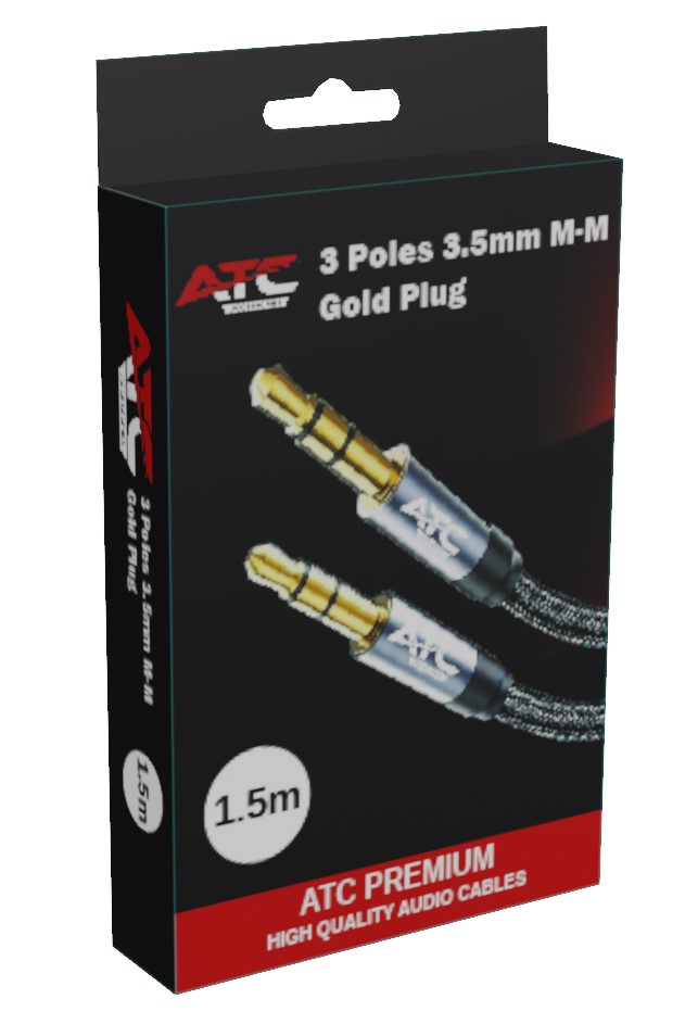 ATC HQ 3.5mm M / M Cable 1.5m 5 ATC HQ 3.5mm M / M Cable 1.5m - Image 5