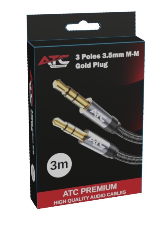 ATC HQ 3.5mm M / M Cable 3m 5 ATC HQ 3.5mm M / M Cable 3m - Image 5