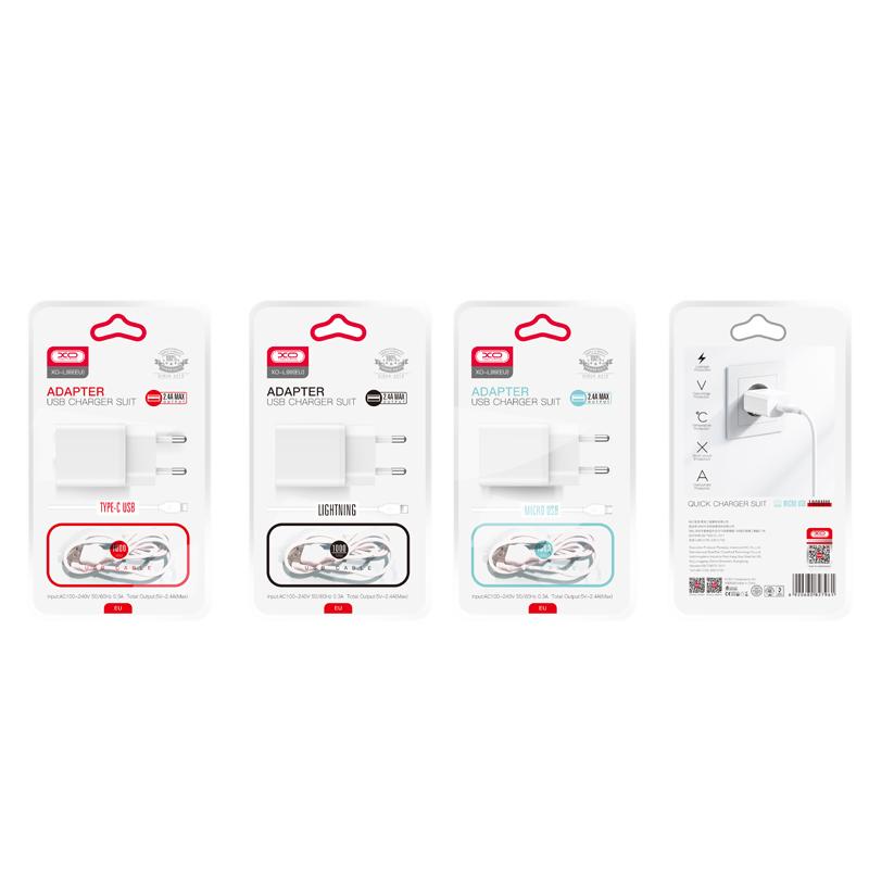 XO L99 2.4A Φορτιστής με Micro Καλώδιο (NB103) 4 XO L99 2.4A Φορτιστής με Micro Καλώδιο (NB103) - Image 4