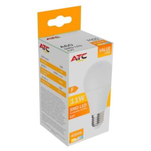 ATC SMD LED Λαμπτήρας A60 230V 11W/1055LM E27 4000K