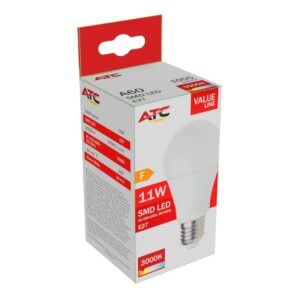 ATC SMD Λαμπτήρας LED A60 230V 11W/1055LM E27 3000K