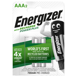 Energizer Επαναφορτιζόμενη AAA 700mAh (2 τμχ) 1 Energizer Επαναφορτιζόμενη AAA 700mAh (2 τμχ)