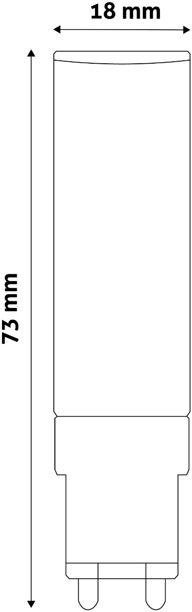 Avide LED 7W G9 220° Θερμό 3000K flat 3 Avide LED 7W G9 220° Θερμό 3000K flat - Image 3