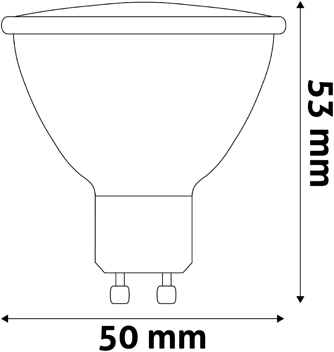 Avide LED Σπότ Αλουμίνιο + Πλαστικό 2.5W GU10 Θερμό 3000K Super Υψηλής Φωτεινότητας 3 Avide LED Σπότ Αλουμίνιο + Πλαστικό 2.5W GU10 Θερμό 3000K Super Υψηλής Φωτεινότητας - Image 3