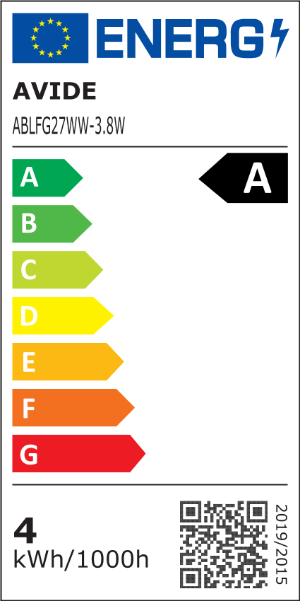 Avide LED Filament Κοινή 3.8W E27 Θερμό 3000K Super Υψηλής Φωτεινότητας 4 Avide LED Filament Κοινή 3.8W E27 Θερμό 3000K Super Υψηλής Φωτεινότητας - Image 4