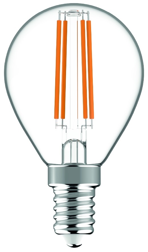 Avide LED Filament Σφαιρική 4.9W E14 Θερμό 2700K Super Υψηλής Φωτεινότητας 2 Avide LED Filament Σφαιρική 4.9W E14 Θερμό 2700K Super Υψηλής Φωτεινότητας - Image 2
