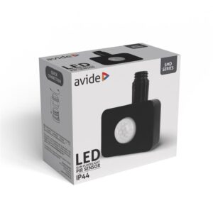Αισθητήρας PIR προβολέα LED Avide Μαύρο