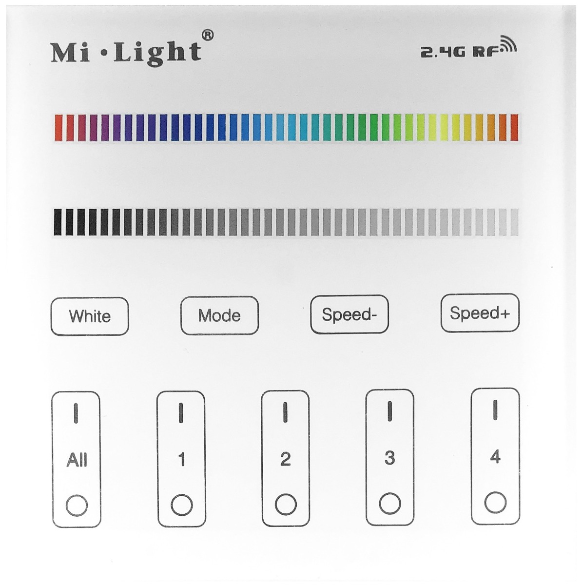 Avide LED Ταινία 12V RGB+W 4 Ζωνών RF Χωνευτό /AC180-240V/ Αφής 1 Avide LED Ταινία 12V RGB+W 4 Ζωνών RF Χωνευτό /AC180-240V/ Αφής
