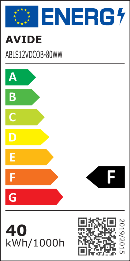Avide LED Ταινία D-COB 12V 8W Θερμό 3000K IP44 5m 2 Avide LED Ταινία D-COB 12V 8W Θερμό 3000K IP44 5m - Image 2