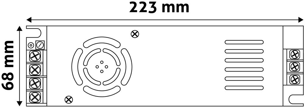 Avide Τροφοδοτικό Ταινιών LED 12V 360W IP20 Slim 2 Avide Τροφοδοτικό Ταινιών LED 12V 360W IP20 Slim - Image 2