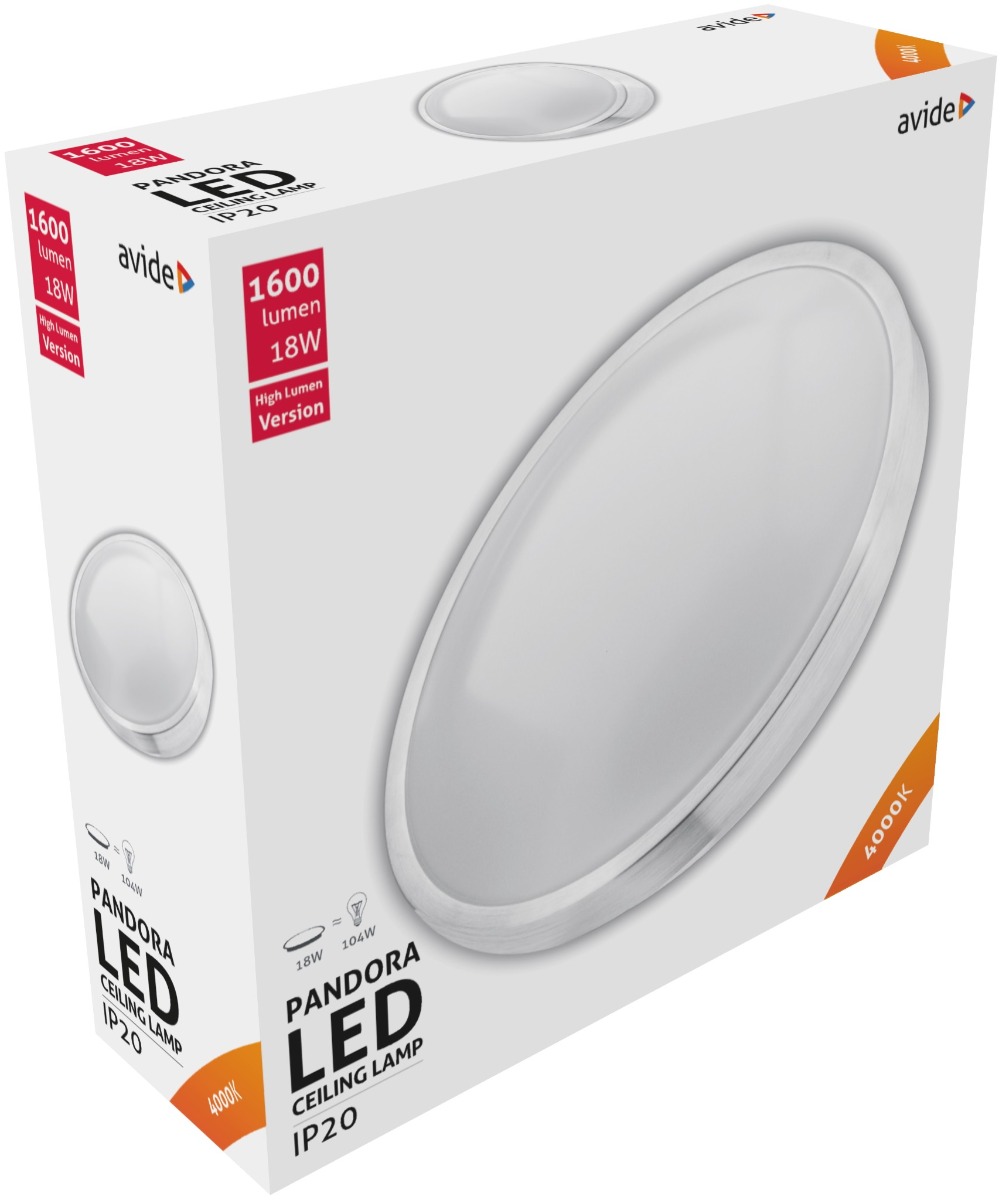 Avide LED Μοντέρνα Πλαφονιέρα Οροφής Pandora (Αλουμίνιο) 18W 330*100mm Λευκό 4000K 1 Avide LED Μοντέρνα Πλαφονιέρα Οροφής Pandora (Αλουμίνιο) 18W 330*100mm Λευκό 4000K