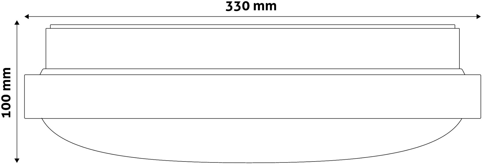 Avide LED Μοντέρνα Πλαφονιέρα Οροφής Pandora (Αλουμίνιο) 18W 330*100mm Λευκό 4000K 3 Avide LED Μοντέρνα Πλαφονιέρα Οροφής Pandora (Αλουμίνιο) 18W 330*100mm Λευκό 4000K - Image 3