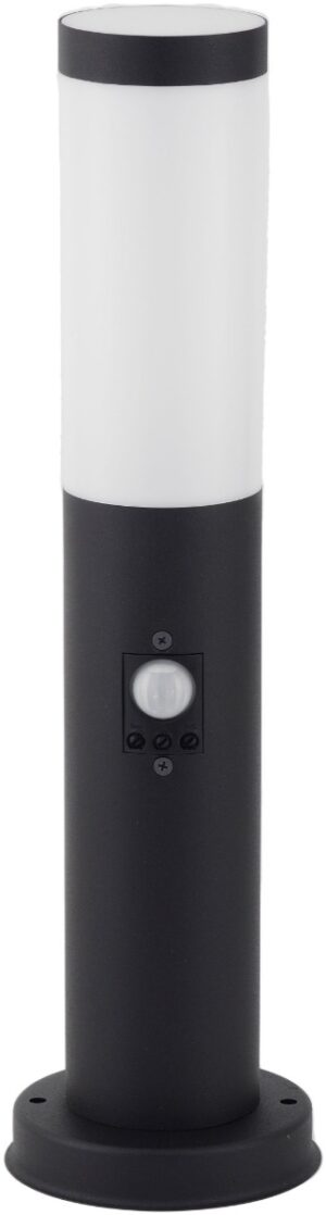 Avide Εξωτερικό Φωτιστικό Κήπου Boca 1xE27 450mm IP44 Μαύρο Φωτοκύτταρο