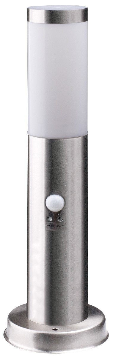 Avide Εξωτερικό Φωτιστικό Κήπου Boca 1xE27 450mm IP44 Σατέν Νίκελ Φωτοκύτταρο 1 Avide Εξωτερικό Φωτιστικό Κήπου Boca 1xE27 450mm IP44 Σατέν Νίκελ Φωτοκύτταρο