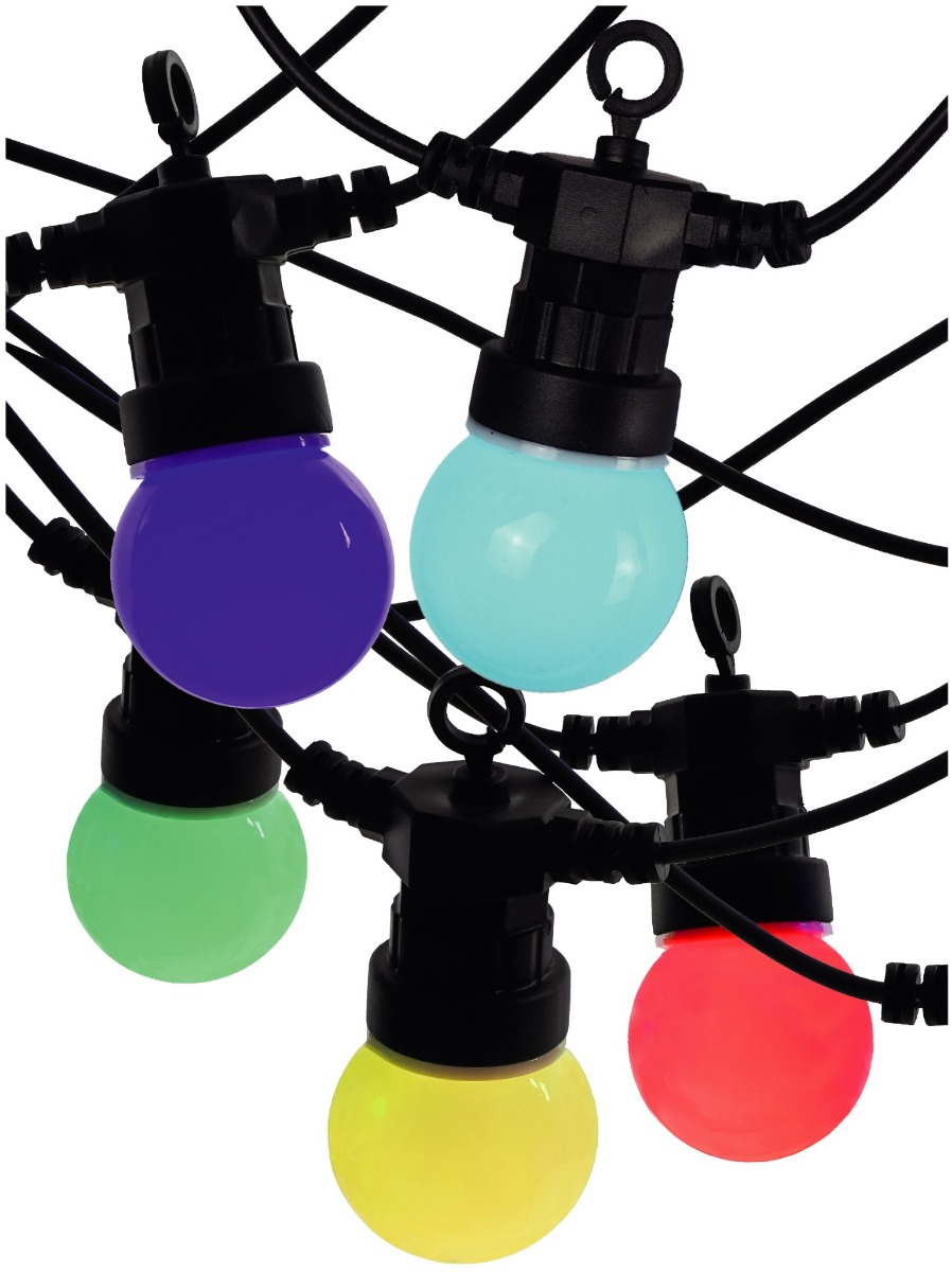 Avide Εξωτερική Γιρλάντα 5m RGB Με Δυνατότητα Επέκτασης- με τηλ/στήριο 2 Avide Εξωτερική Γιρλάντα 5m RGB Με Δυνατότητα Επέκτασης- με τηλ/στήριο - Image 2