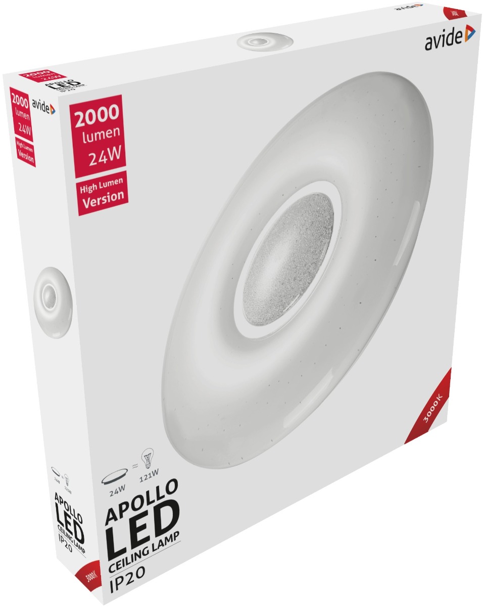 Avide LED Μοντέρνα Πλαφονιέρα Οροφής Apollo 24W 410*70mm Θερμό 3000K 1 Avide LED Μοντέρνα Πλαφονιέρα Οροφής Apollo 24W 410*70mm Θερμό 3000K