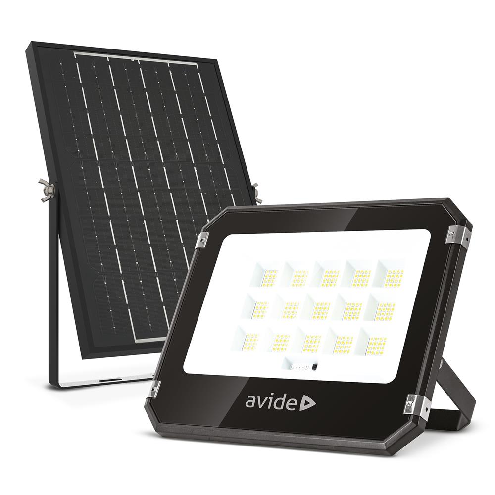 Avide LED Ηλιακός Προβολέας 100W CCT με Ξεχωριστό Ηλιακό Πάνελ και Τηλεχειριστήριο 1 Avide LED Ηλιακός Προβολέας 100W CCT με Ξεχωριστό Ηλιακό Πάνελ και Τηλεχειριστήριο