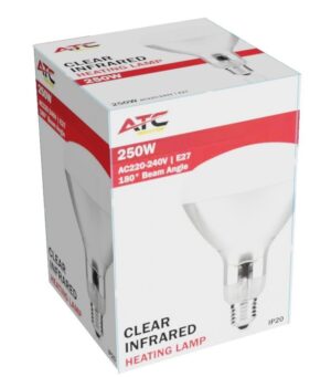 ATC Λάμπα Υπερύθρων 250W IP20 Διάφανο