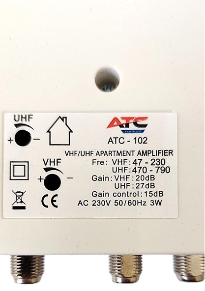 ATC Ενισχυτής Γραμμής ATC-102 27dB 5G LTE700 3 ATC Ενισχυτής Γραμμής ATC-102 27dB 5G LTE700 - Image 3