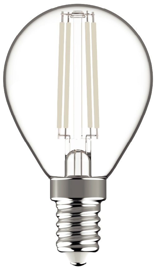 Avide LED White Filament Mini Σφαιρική 4.5W E14 NW 4000K 2 Avide LED White Filament Mini Σφαιρική 4.5W E14 NW 4000K - Image 2