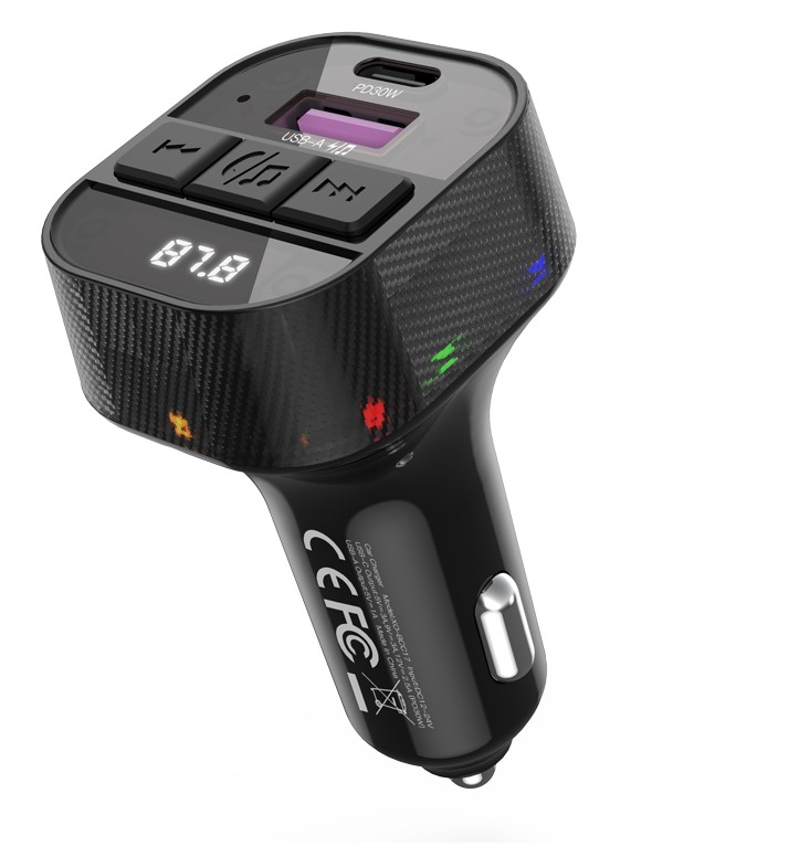 XO BCC17 Smart Bluetooth MP3 A+C Dual Port PD30W Φορτιστής Αυτοκινήτου 2 XO BCC17 Smart Bluetooth MP3 A+C Dual Port PD30W Φορτιστής Αυτοκινήτου - Image 2