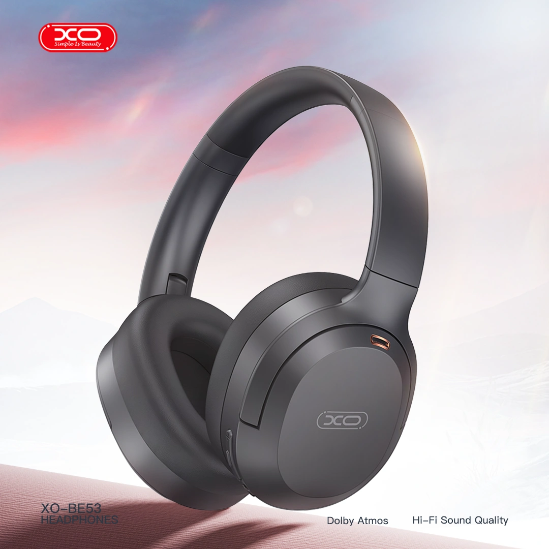 XO BE53 Ακουστικά Κεφαλής Bluetooth Tough Style με Περιστρεφόμενη Στέκα & ANC Μαύρα 5 XO BE53 Ακουστικά Κεφαλής Bluetooth Tough Style με Περιστρεφόμενη Στέκα & ANC Μαύρα - Image 5