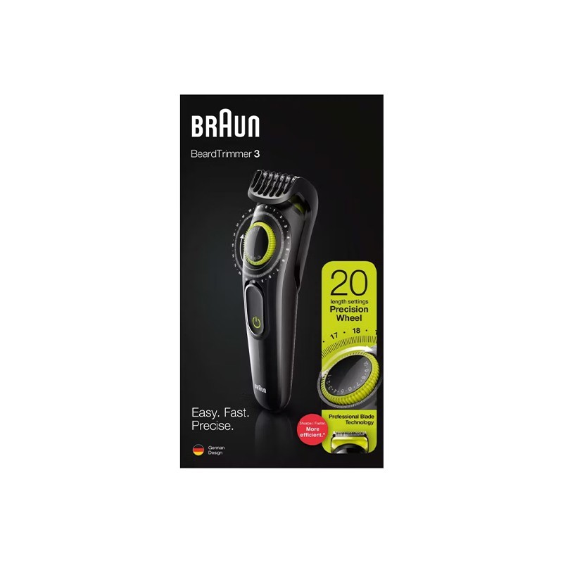 BRAUN Επαναφορτιζόμενη Κουρευτική Μηχανή BT3221/EU 2 BRAUN Επαναφορτιζόμενη Κουρευτική Μηχανή BT3221/EU - Image 2
