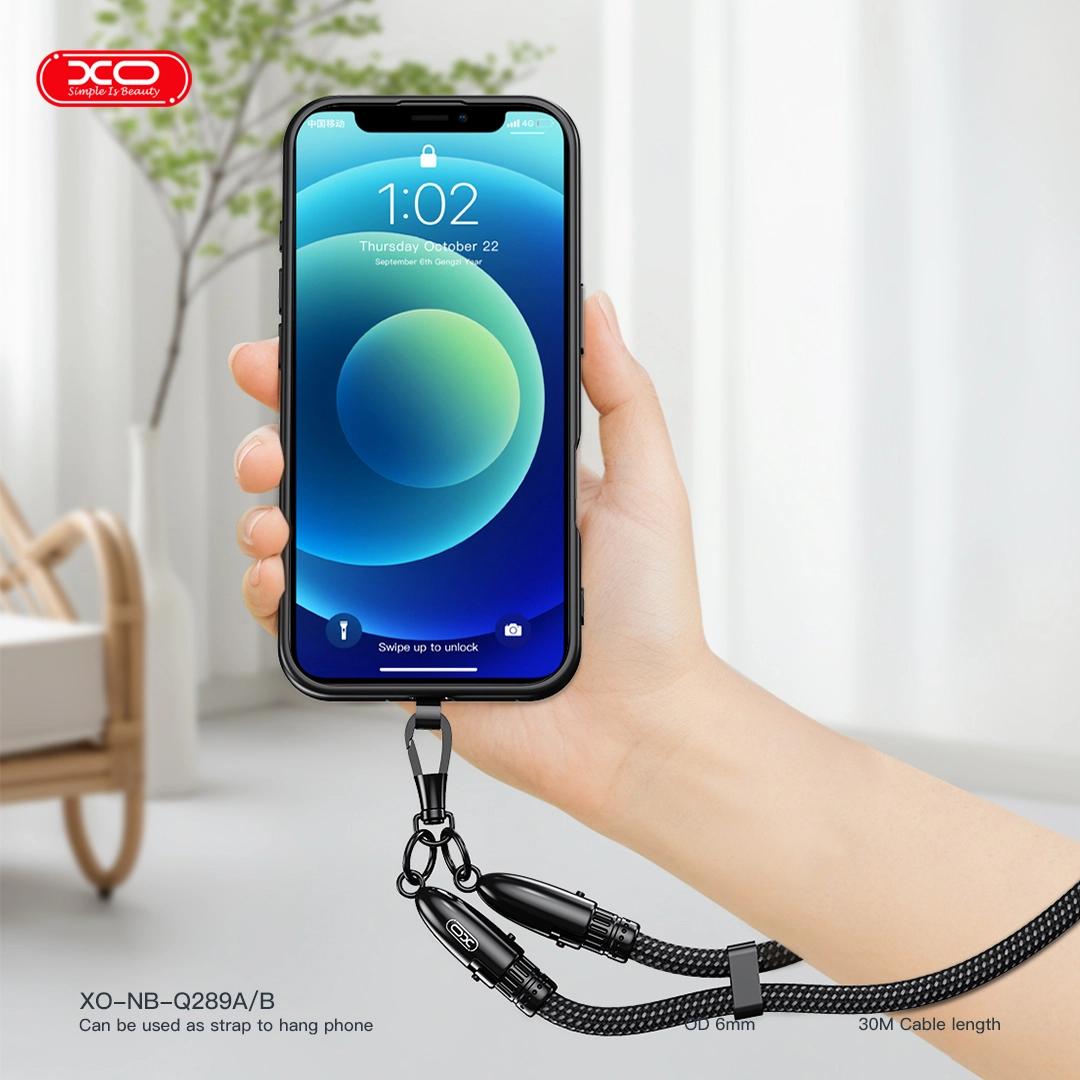 XO NB-Q289B Καλώδιο Φόρτισης & Μεταφοράς Δεδομένων Type-C σε Type-C Πλεκτό 60W Μαύρο 20cm 5 XO NB-Q289B Καλώδιο Φόρτισης & Μεταφοράς Δεδομένων Type-C σε Type-C Πλεκτό 60W Μαύρο 20cm - Image 5