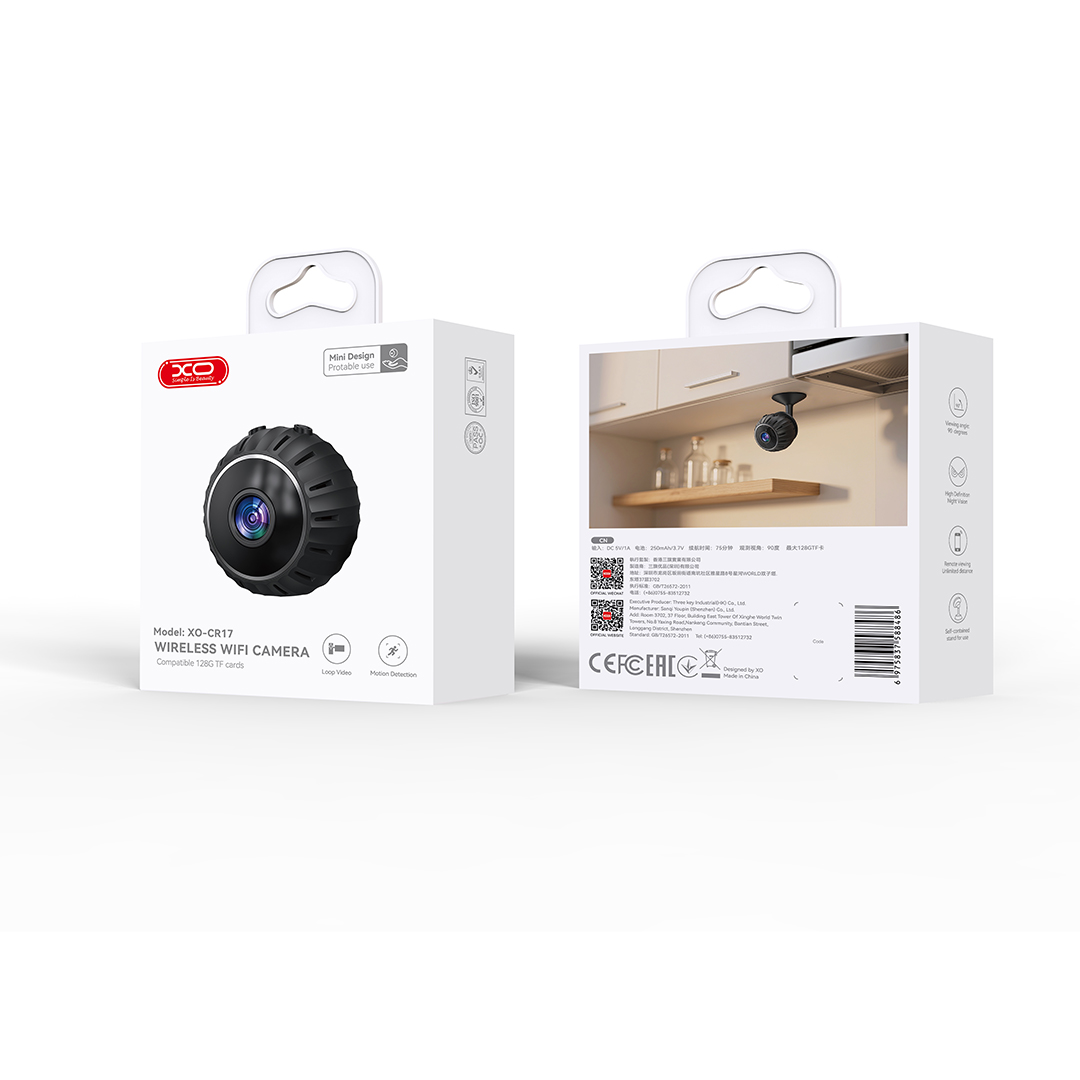 XO CR17 Mini Ασύρματη Κάμερα WiFi 960P 12 XO CR17 Mini Ασύρματη Κάμερα WiFi 960P - Image 12