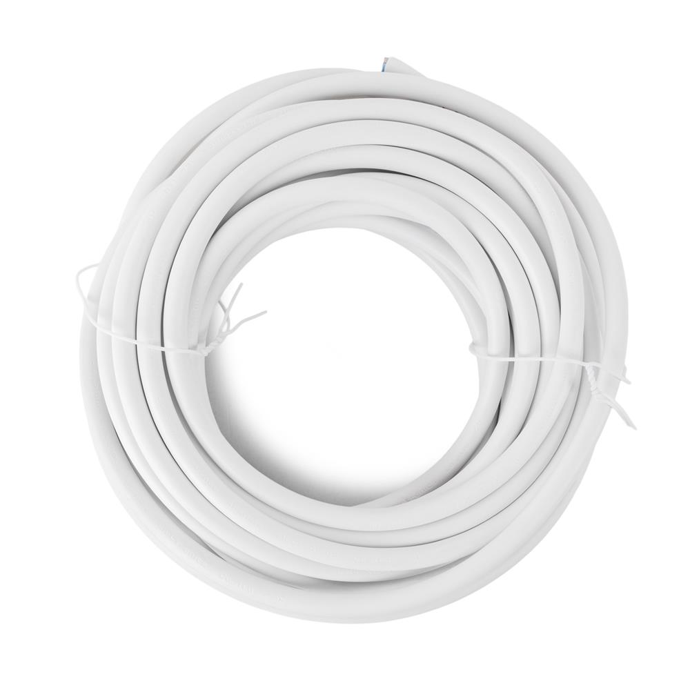 Entac Καλώδιο Ρεύματος H05VV-F 3G1.5 10m Λευκό 1 Entac Καλώδιο Ρεύματος H05VV-F 3G1.5 10m Λευκό