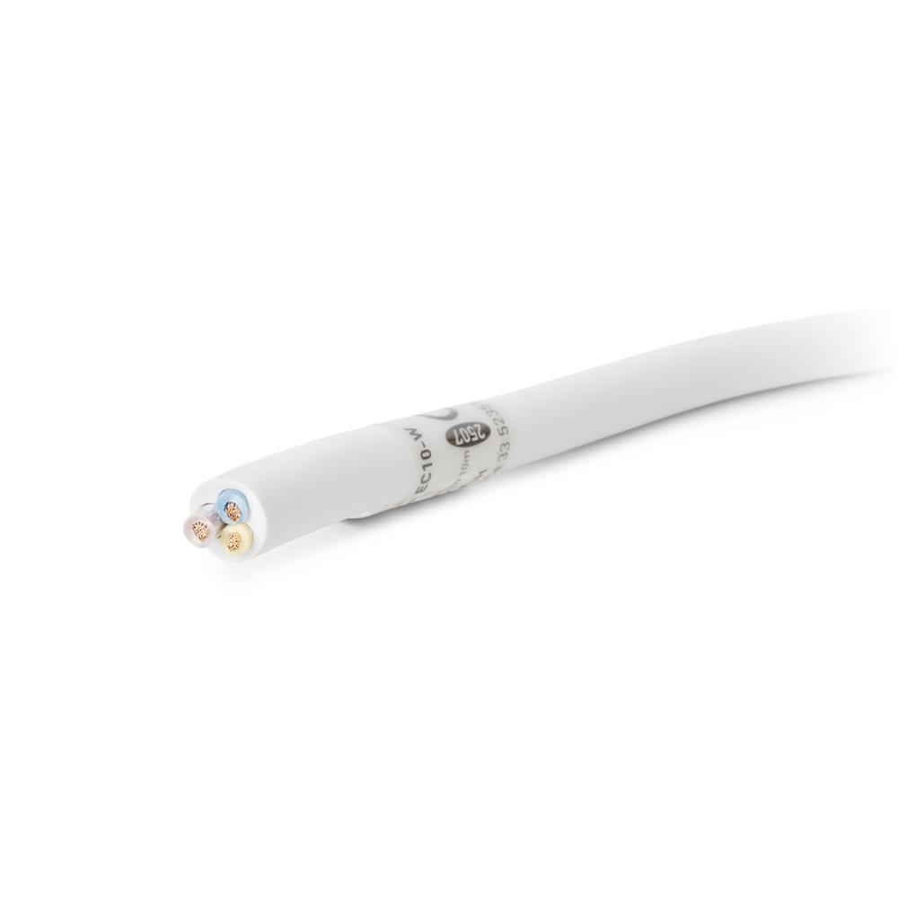 Entac Καλώδιο Ρεύματος H05VV-F 3G1.5 10m Λευκό 3 Entac Καλώδιο Ρεύματος H05VV-F 3G1.5 10m Λευκό - Image 3