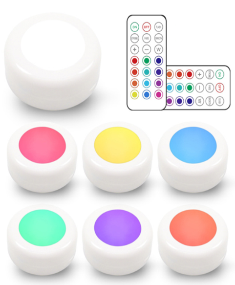 Entac Mini Φορητό Φωτάκι Νυκτός 0,45W RGB RC 6τμχ/σετ 5 Entac Mini Φορητό Φωτάκι Νυκτός 0,45W RGB RC 6τμχ/σετ - Image 5