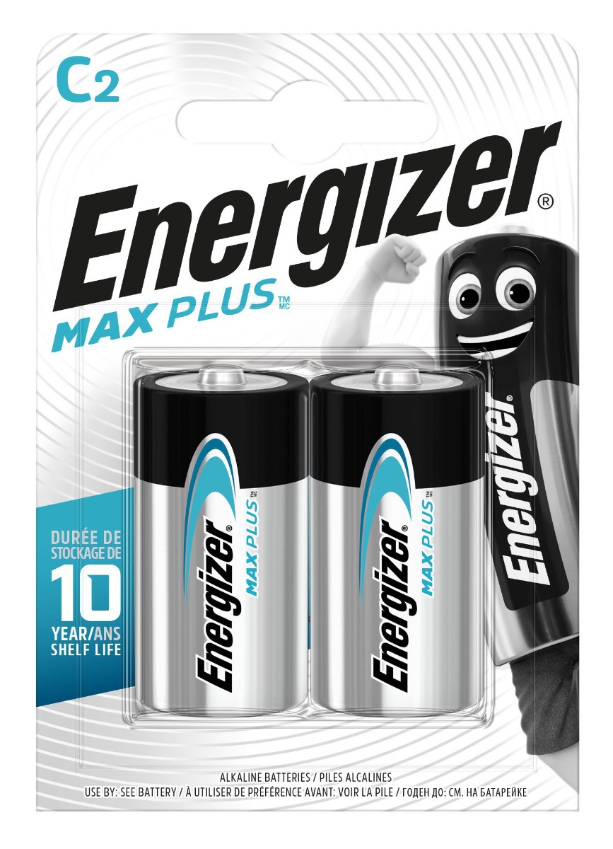 Energizer Max Plus Alkaline Μπαταρία C (2 τμχ) 1 Energizer Max Plus Alkaline Μπαταρία C (2 τμχ)